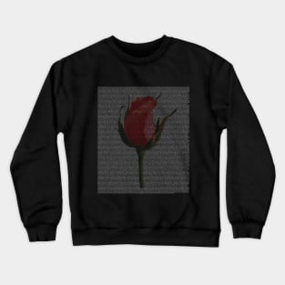 Beauty and the Beast Full Text with Rose Crewneck Sweatshirt